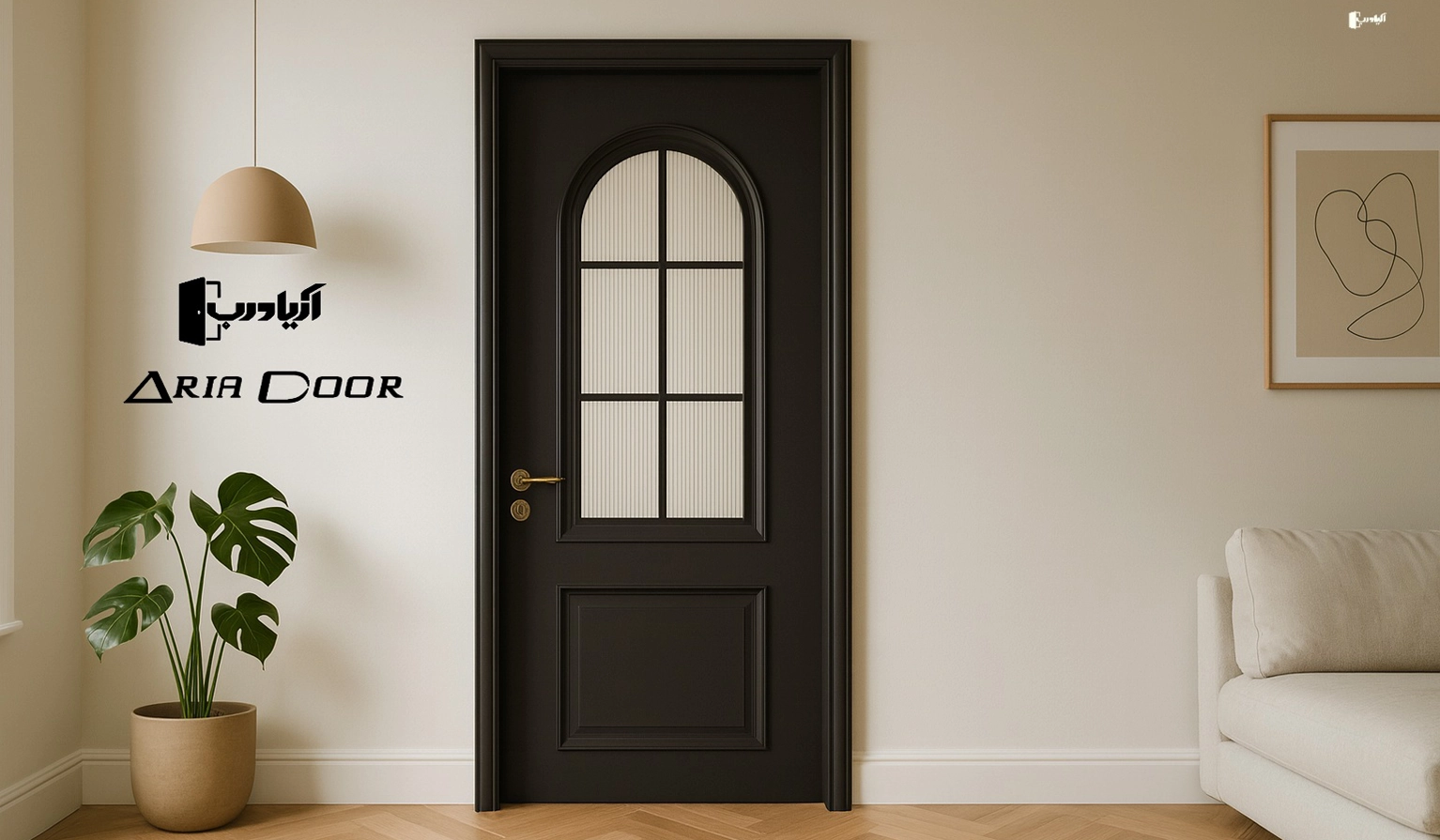خرید درب چوبی  درب اتاقی داخل ساختمان